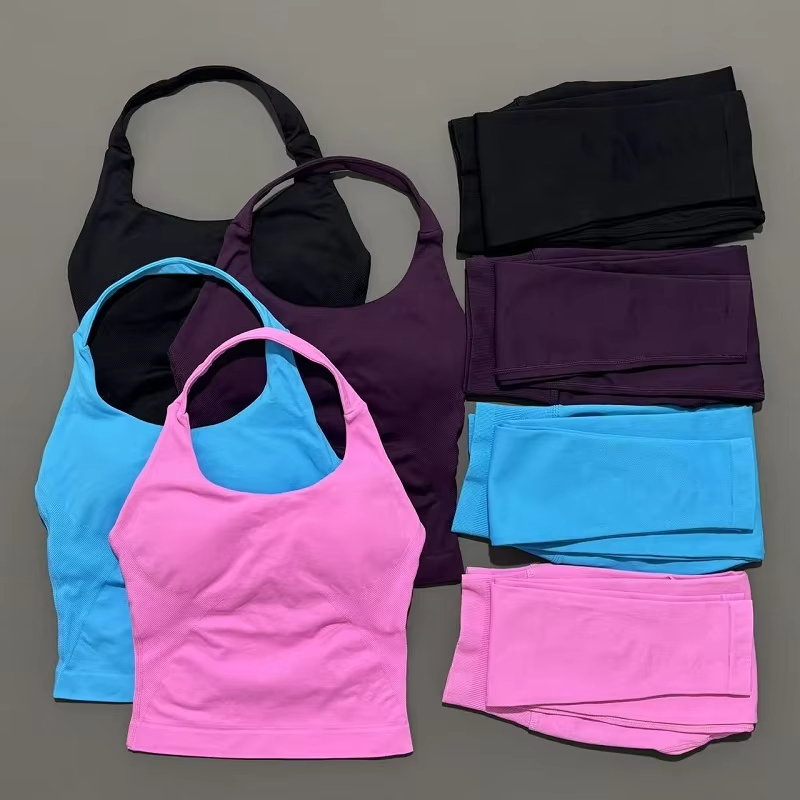 Pilates Yoga Kit - 2피스 여성용 스포츠웨어 요가 세트 짐웨어
