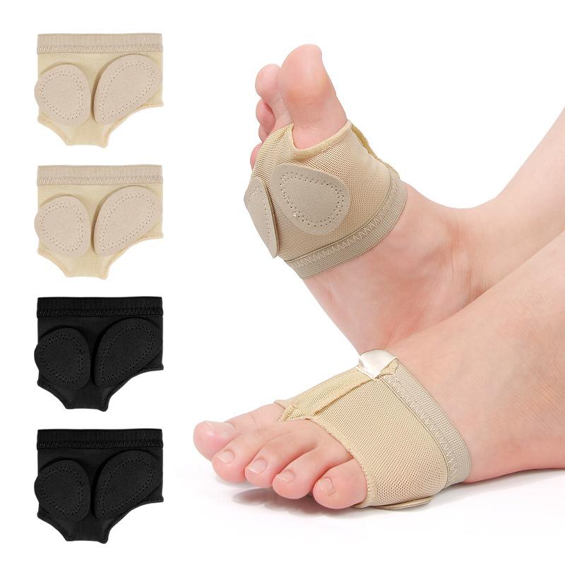 Pilates Yoga Shoes - 앞발 패드 발레 1쌍 하프 슈즈