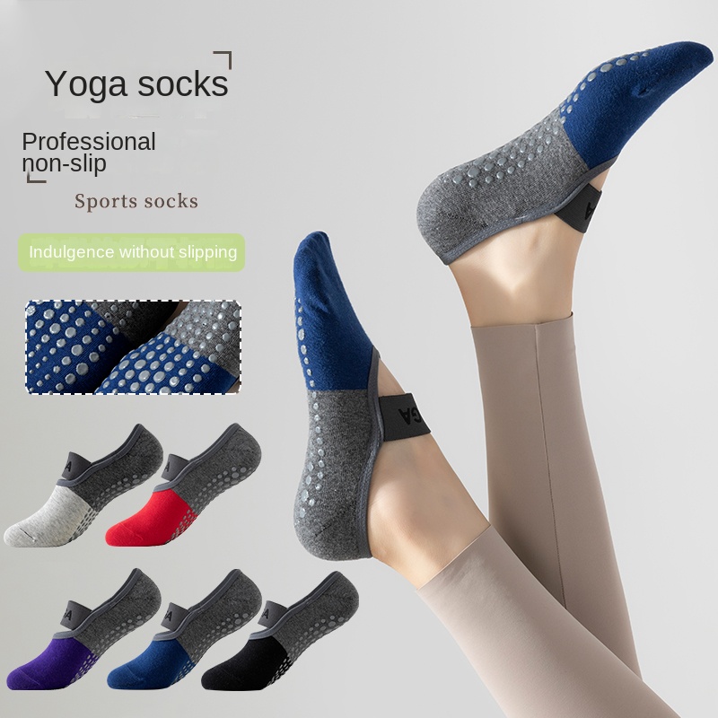 5쌍 크로스보더 전문 요가 양말, 면 스트랩 실리콘 미 - Yoga Pilates Yoga 리뷰 및 가격