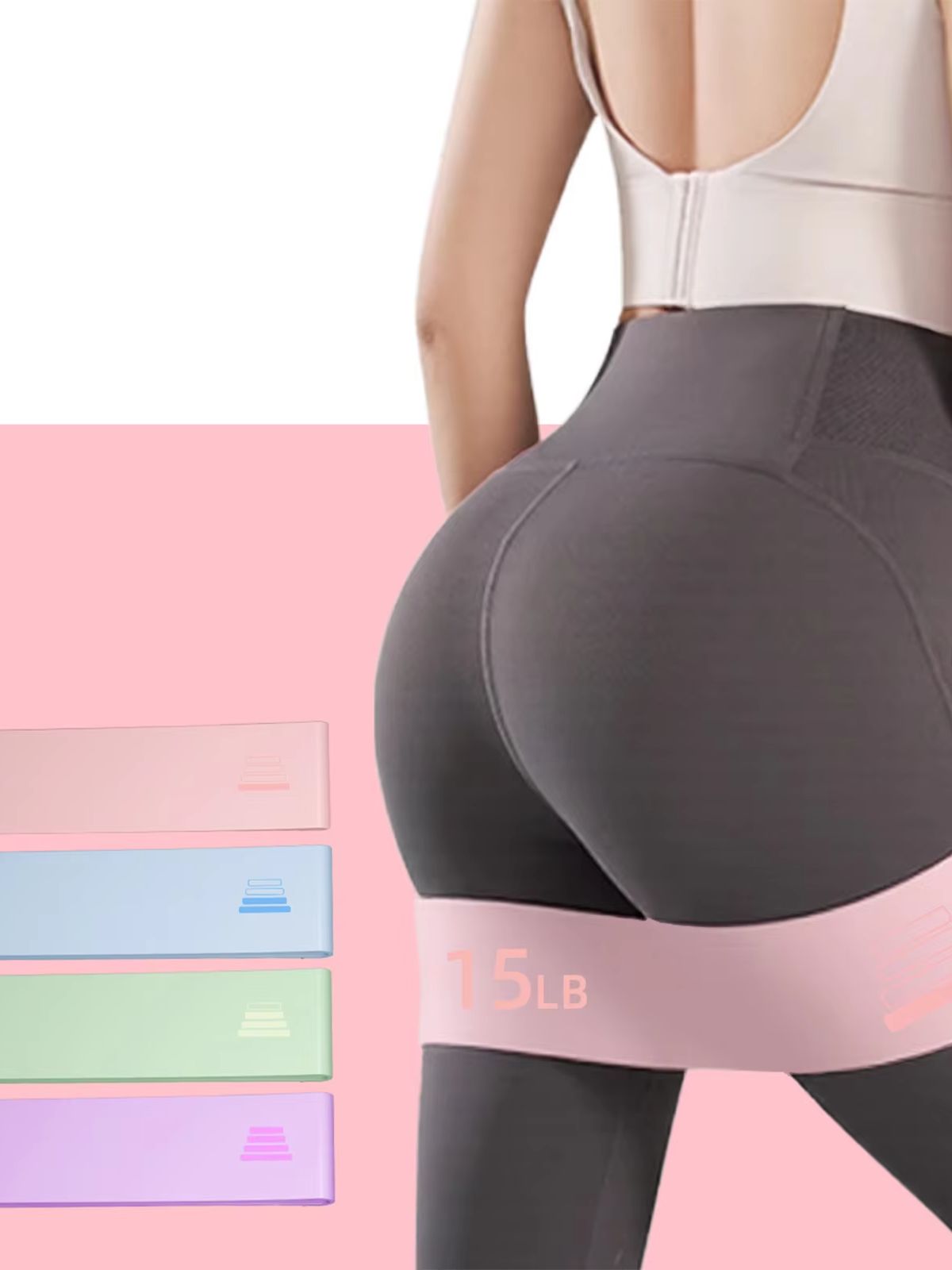 운동용 스트레치 밴드, 운동용 저항 밴드, 물리치료용  - Pilates Yoga Kit 리뷰 및 가격