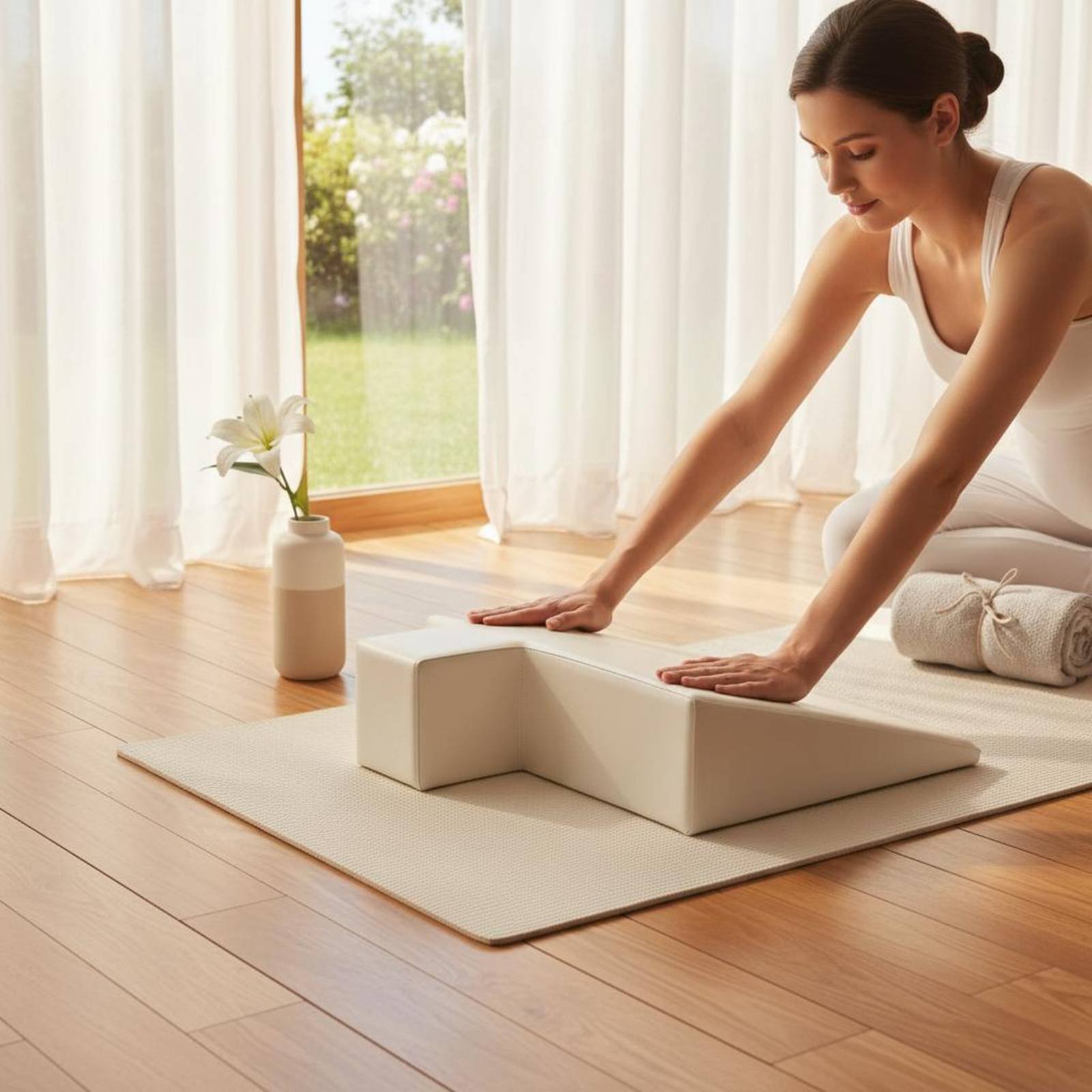 전문가용 필라테스 리포머 웨지 블록 고밀도 폼 스트레칭 - Pilates Yoga Shoes 리뷰 및 가격