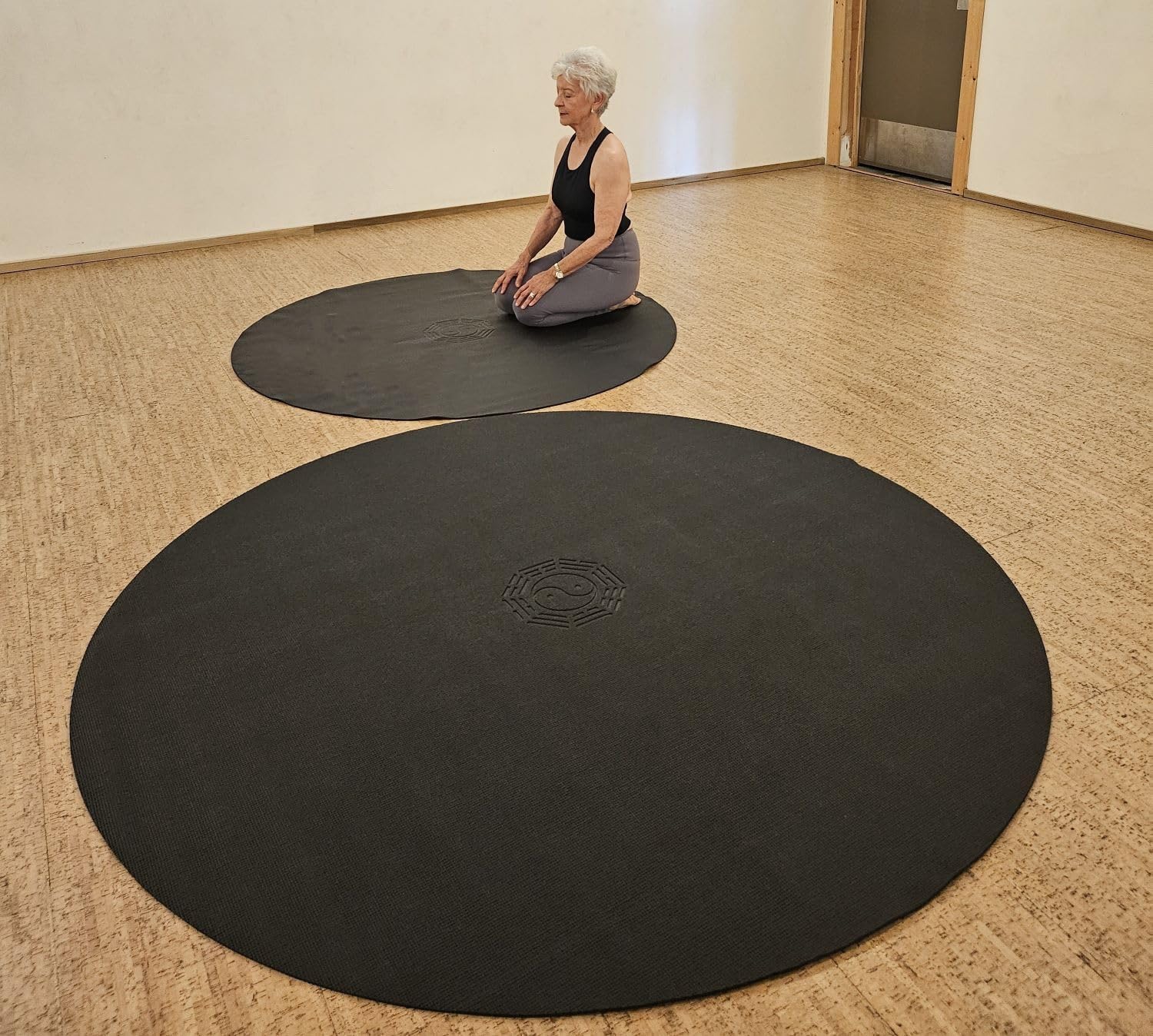 대형 원형 TPE 요가 매트, 보라색, 명상, 필라테스 - Pilates Yoga Taichi 리뷰 및 가격
