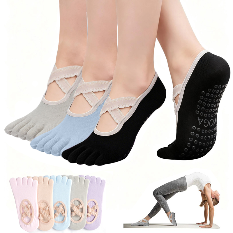 숙녀용 논슬립 필라테스 양말 여성용 레이스 붕대 요가  - Pilates And Yoga Studio 리뷰 및 가격