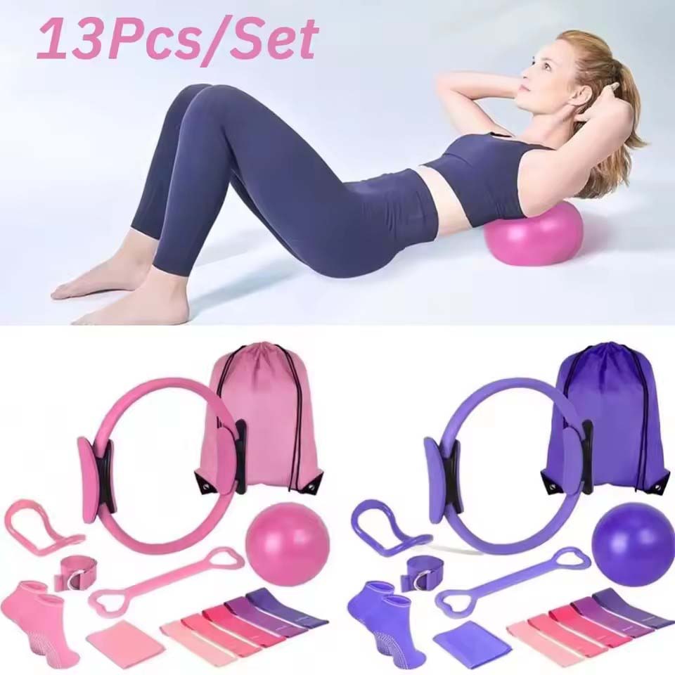 13개/세트 요가 서클 짐 세트 필라테스 볼 세트 바디 - Pilates Yoga Weight Loss 리뷰 및 가격