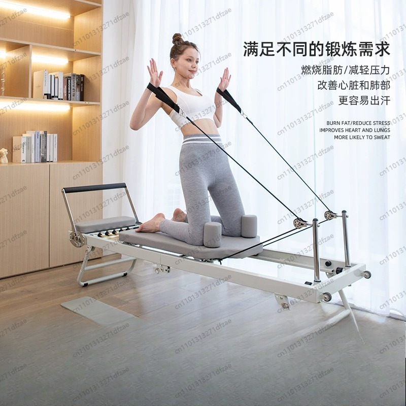 대형 접이식 필라테스 리포머 기구 코어 요가 베드 홈  - Pilates Yoga Weight Loss 리뷰 및 가격