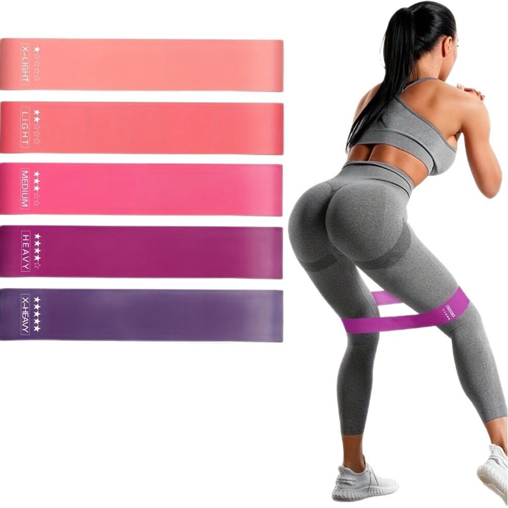 5피스 컬러 저항 밴드 세트 요가, 필라테스, 체육관  - Pilates Yoga Kit 리뷰 및 가격