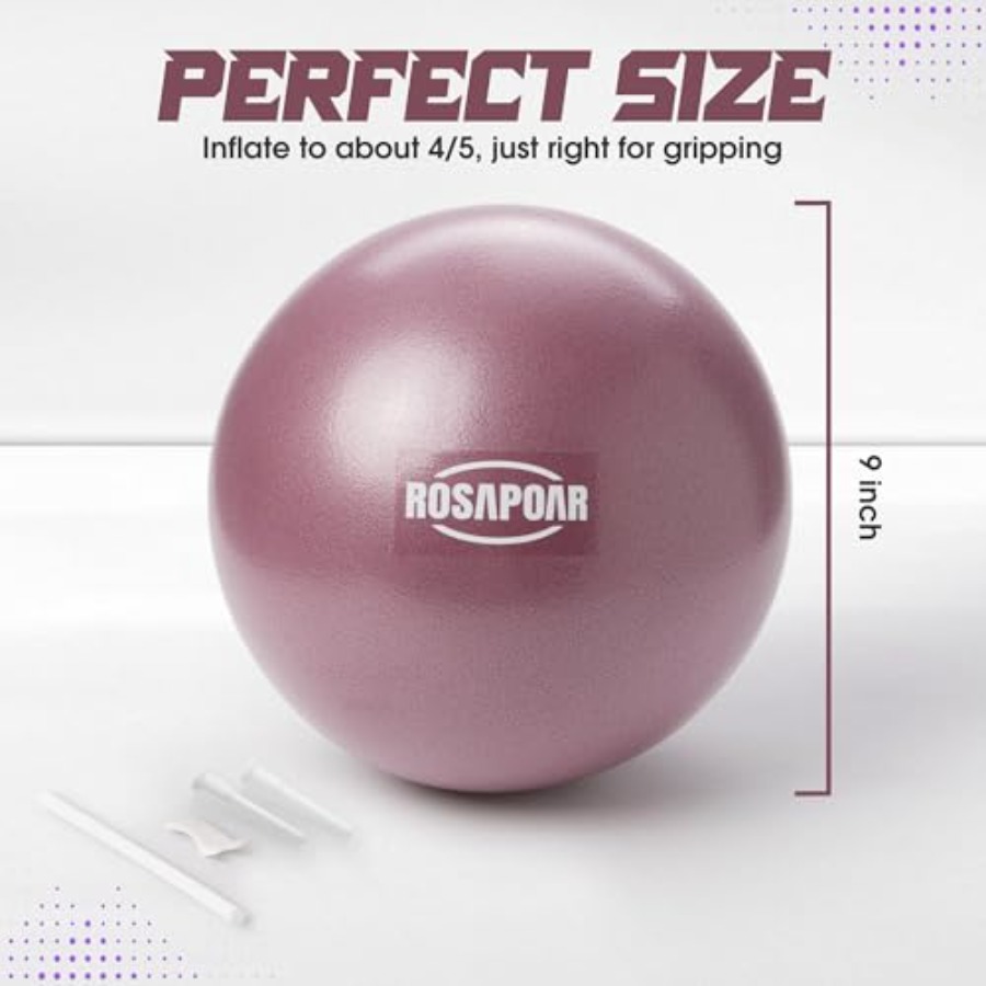 소형 운동볼 - 9인치 미니 필라테스 볼, 스트레칭 및 - Pilates Yoga Ball Workout 리뷰 및 가격