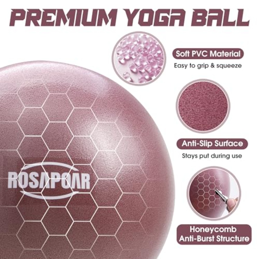 소형 운동볼 - 9인치 미니 필라테스 볼, 스트레칭 및 - Pilates Yoga Ball Workout 리뷰 및 가격